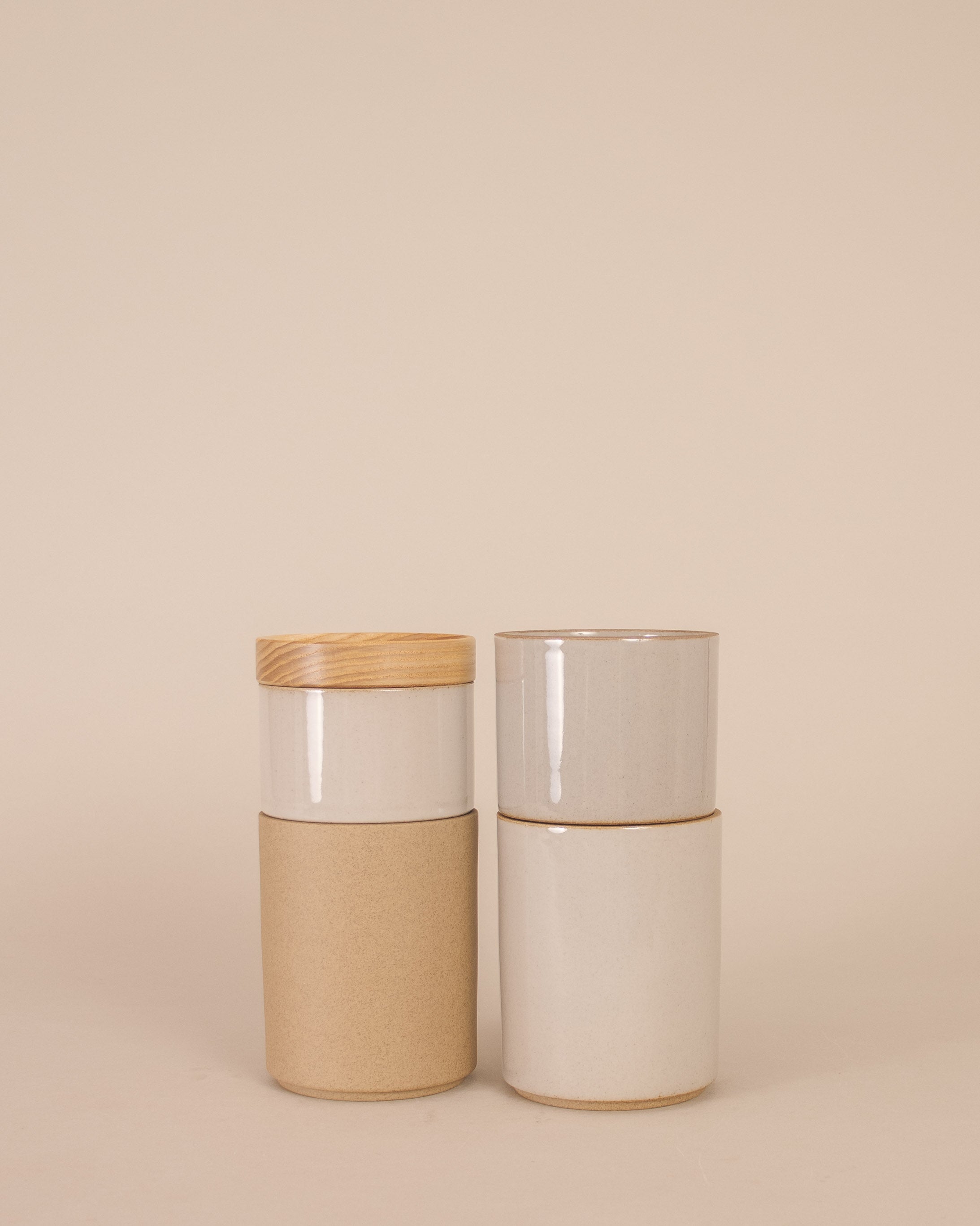 Hasami Tumbler/Container in Gloss Grey - GOOD FRIEND