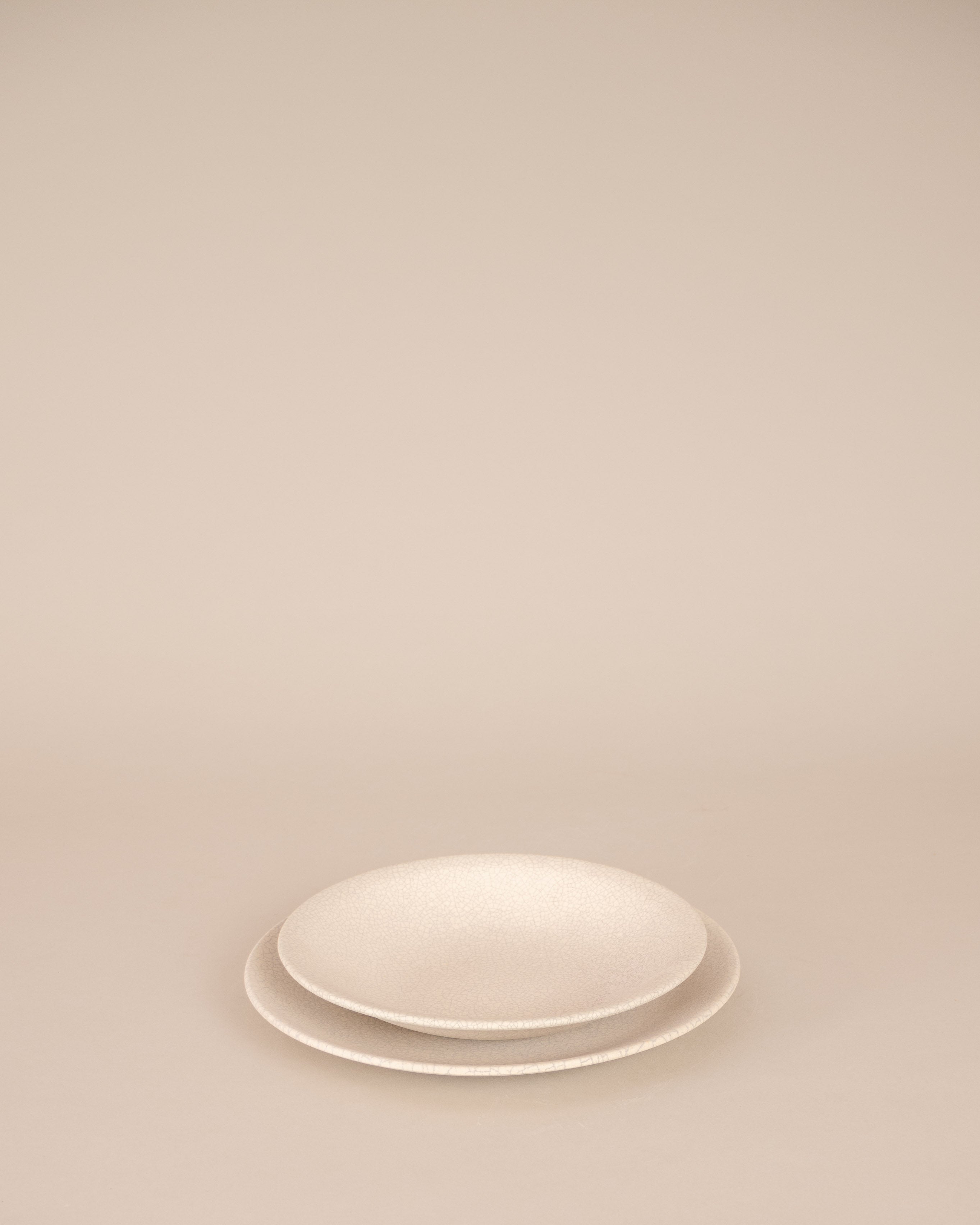 White Crazing Bowls - GOOD FRIEND