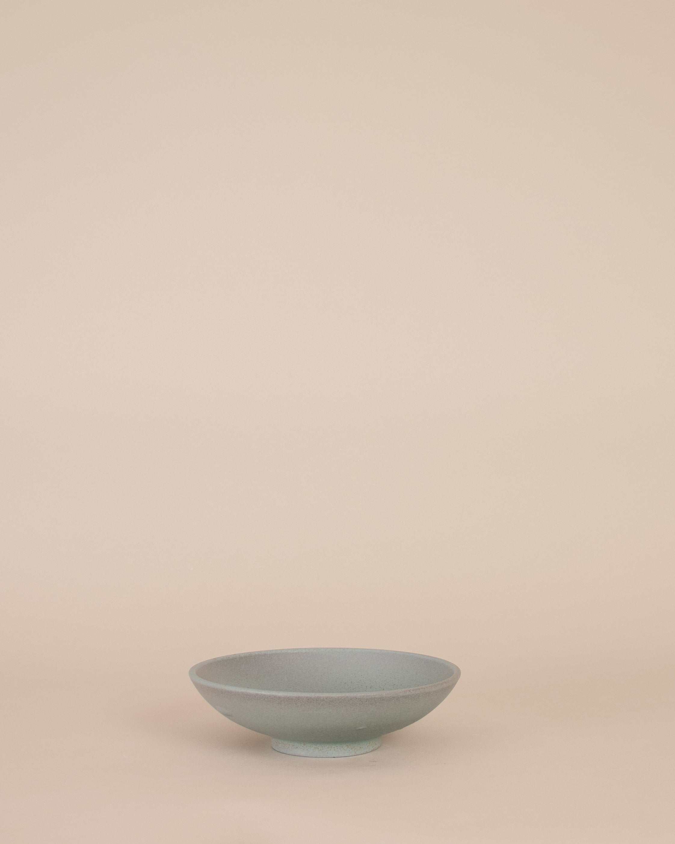 Blue-Brown Footed Bowl - GOOD FRIEND