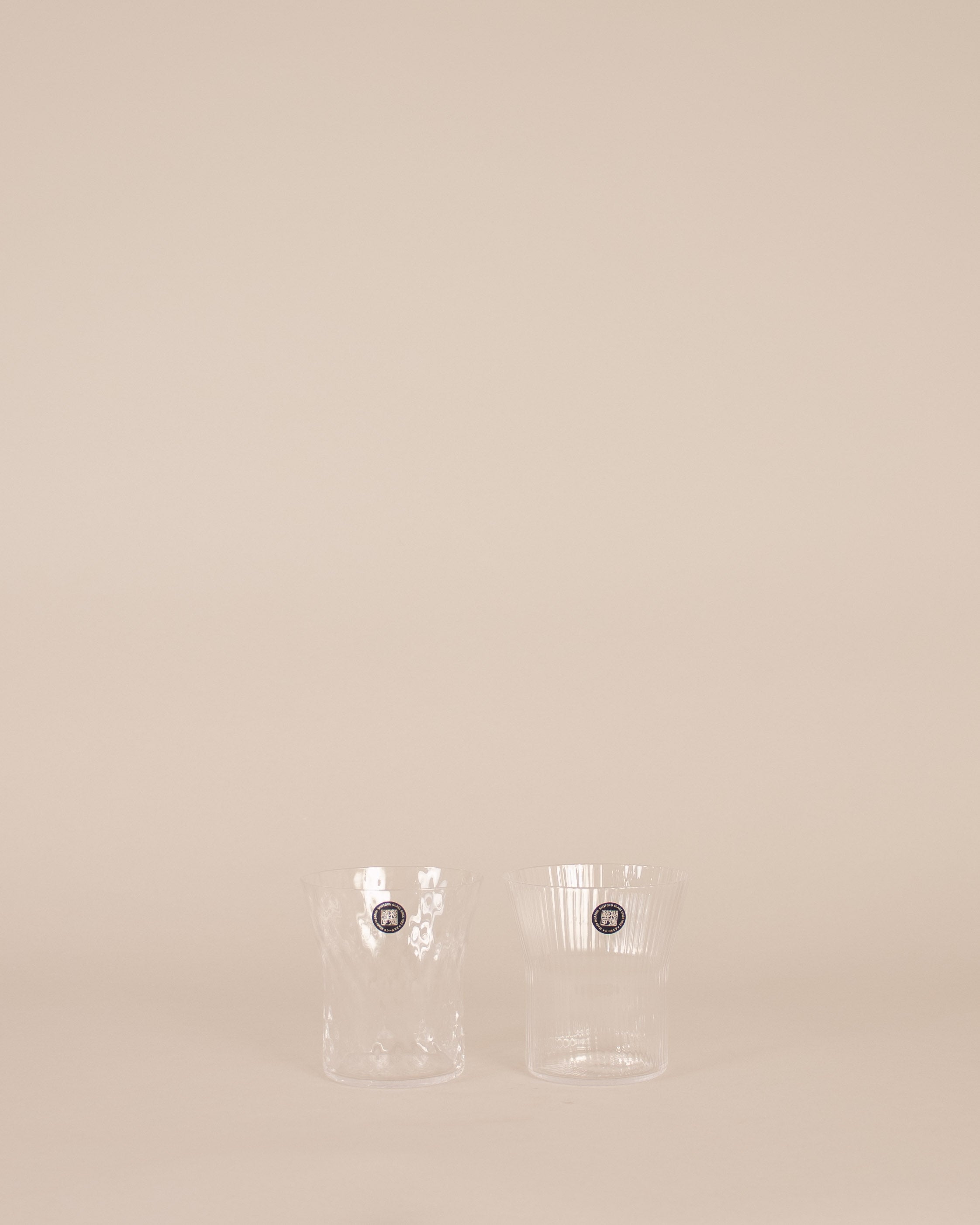 Katachi Cross Fluted Tumbler - GOOD FRIEND