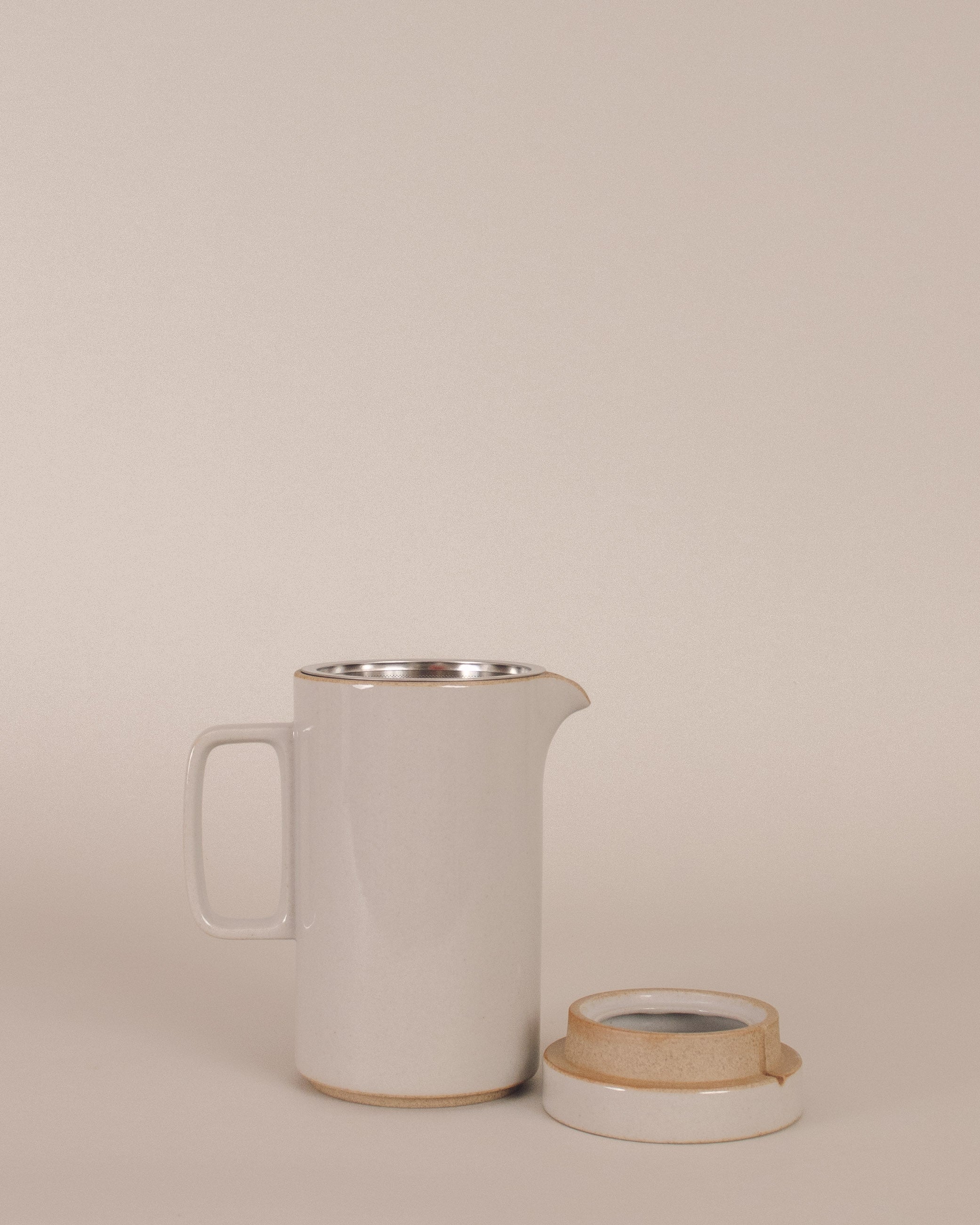 Hasami Tall Teapot in Gloss Grey