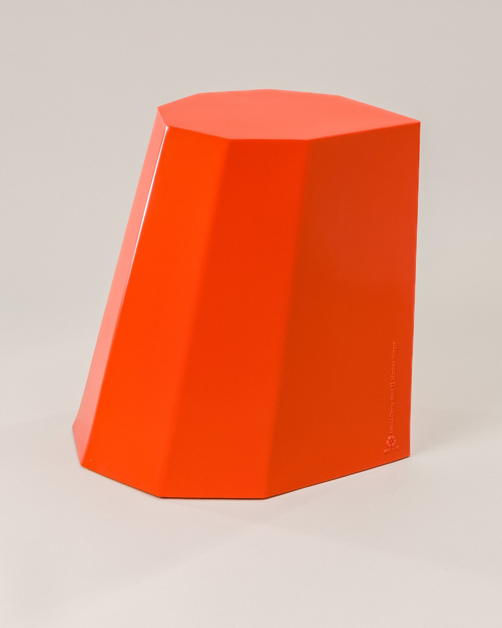 Traffic Orange Arnold Circus Stool