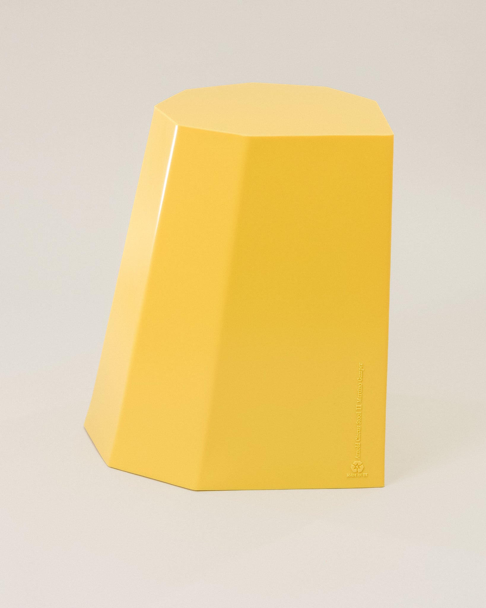 Zinc Yellow Arnold Circus Stool