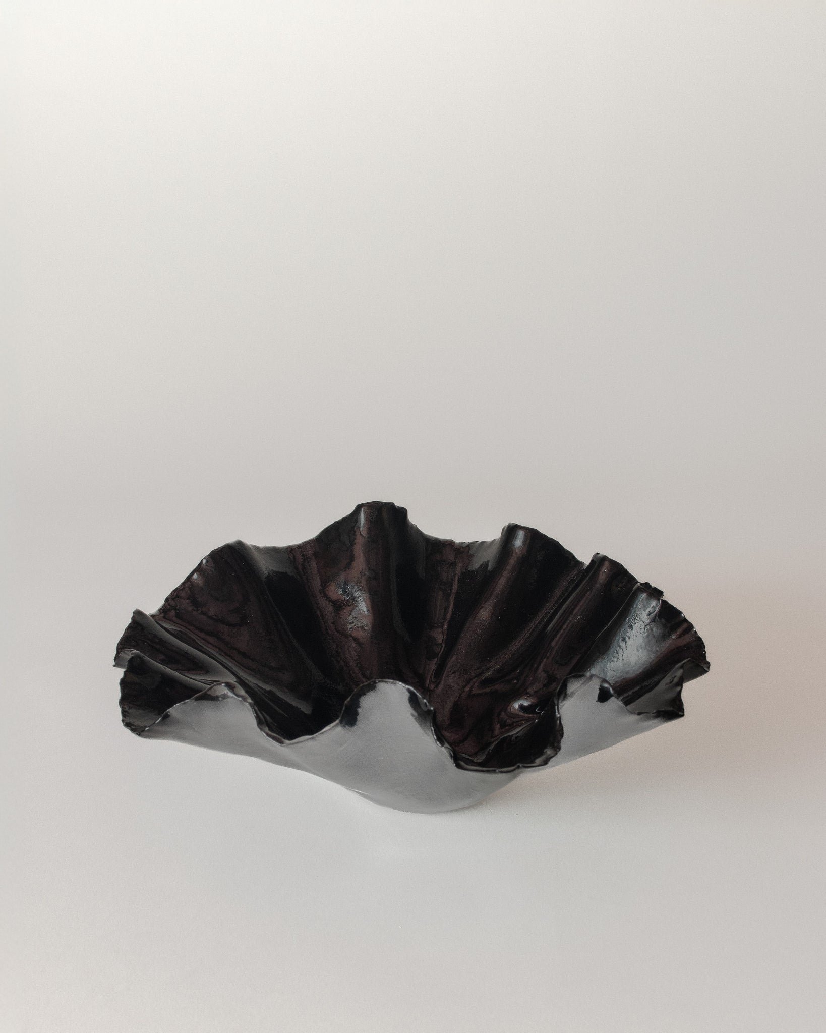 Hand Torn Ruffle Serving Bowl