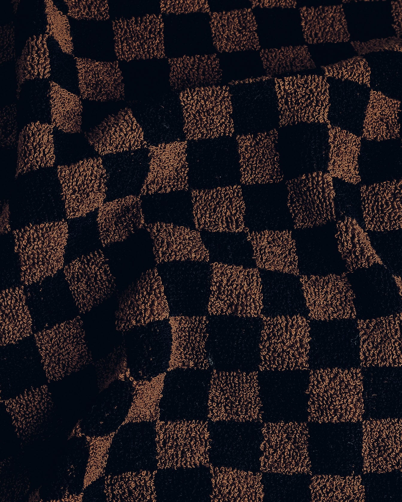 Josephine Hand Towel in Tabac & Noir - GOOD FRIEND