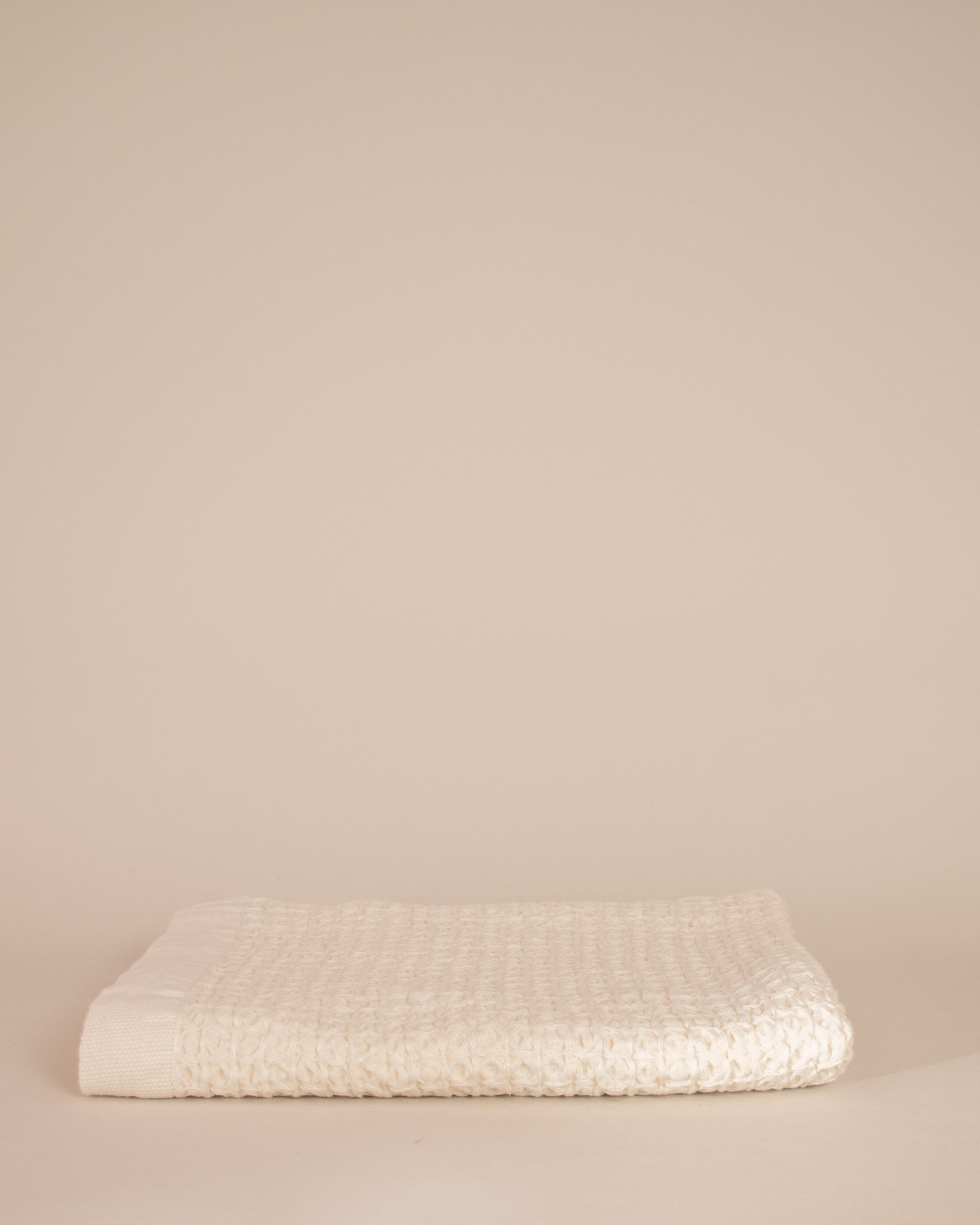 Ivory Lattice Linen Japanese Towels - GOOD FRIEND