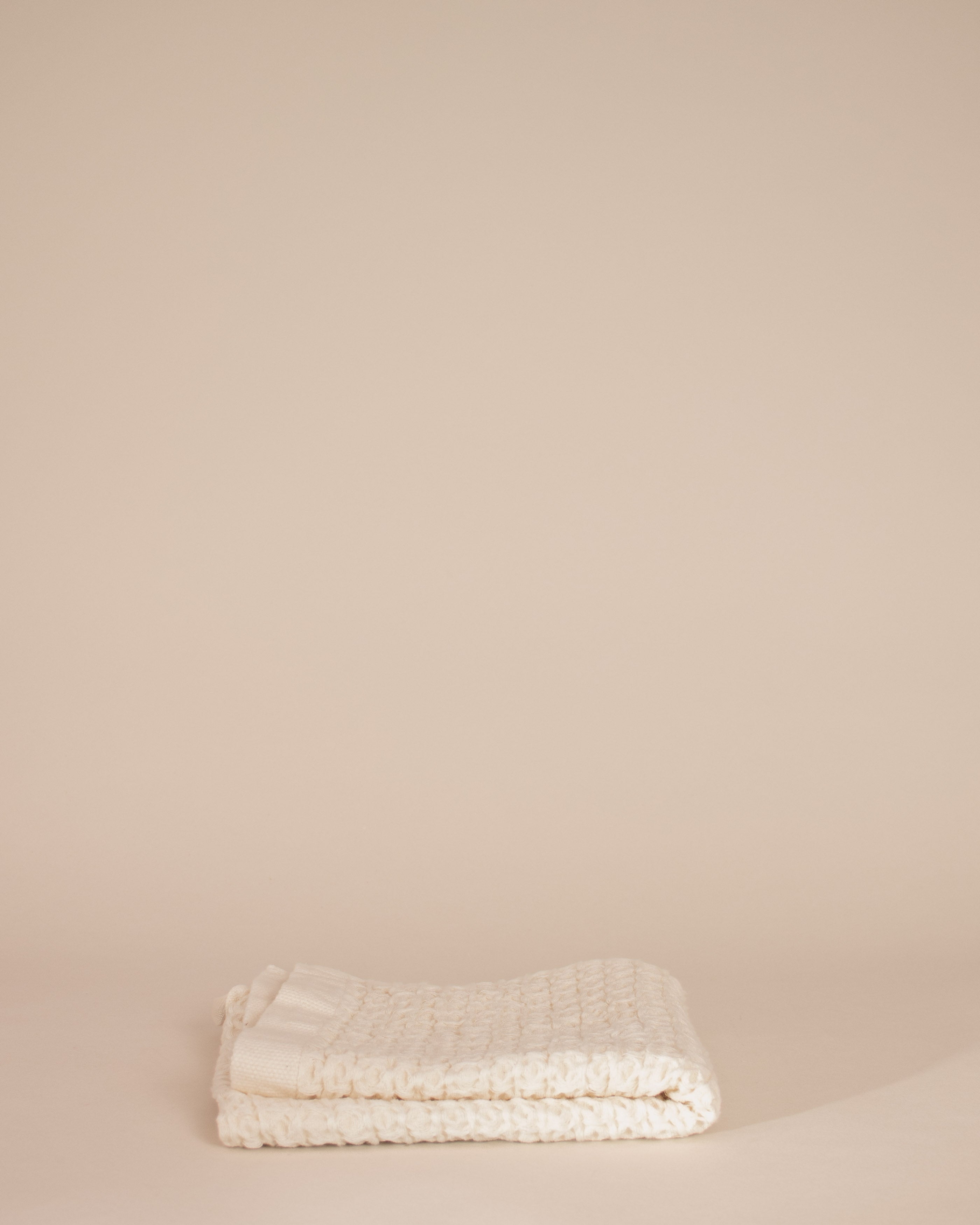 Ivory Lattice Linen Japanese Towels - GOOD FRIEND