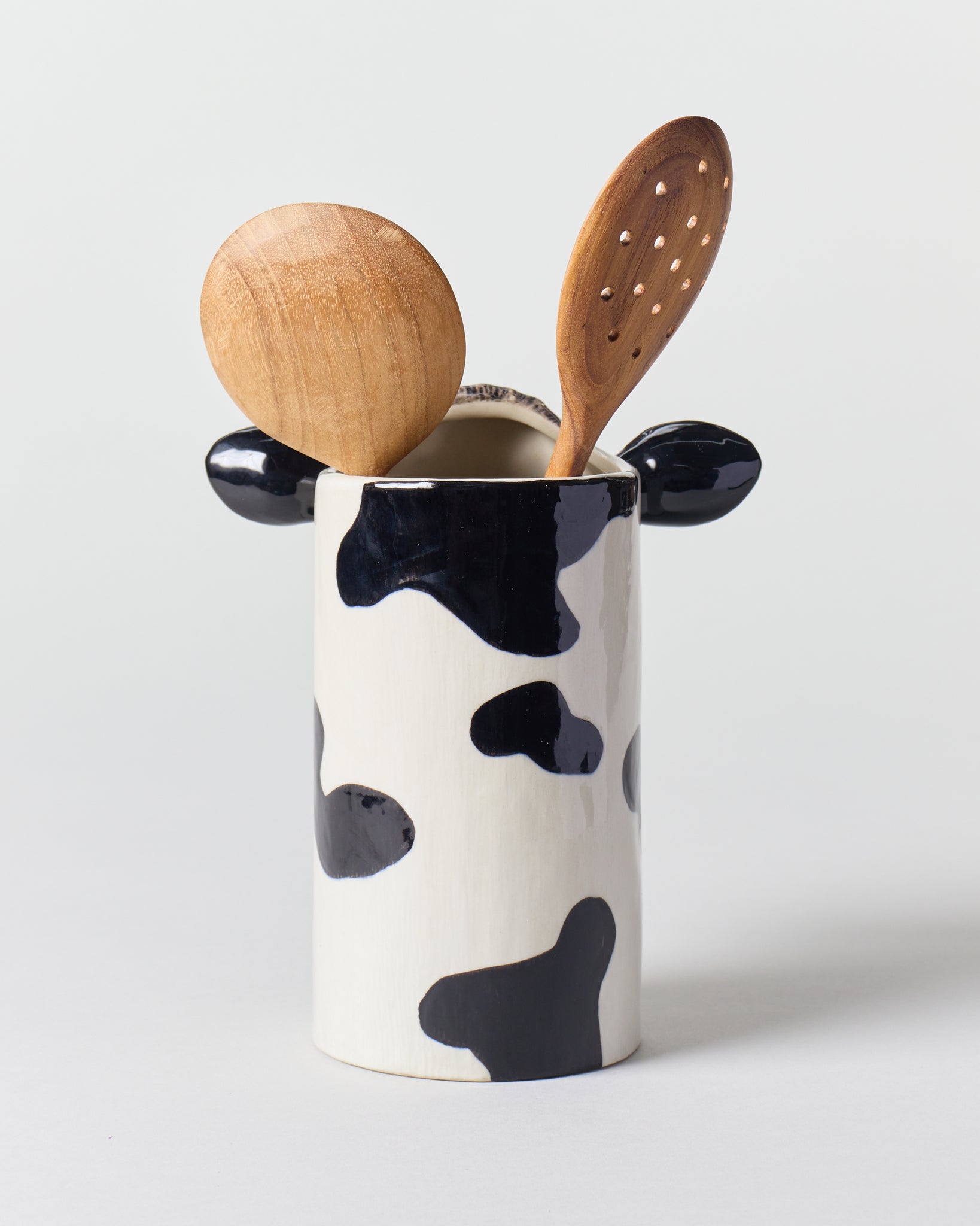 Cow Utensil Pot - GOOD FRIEND