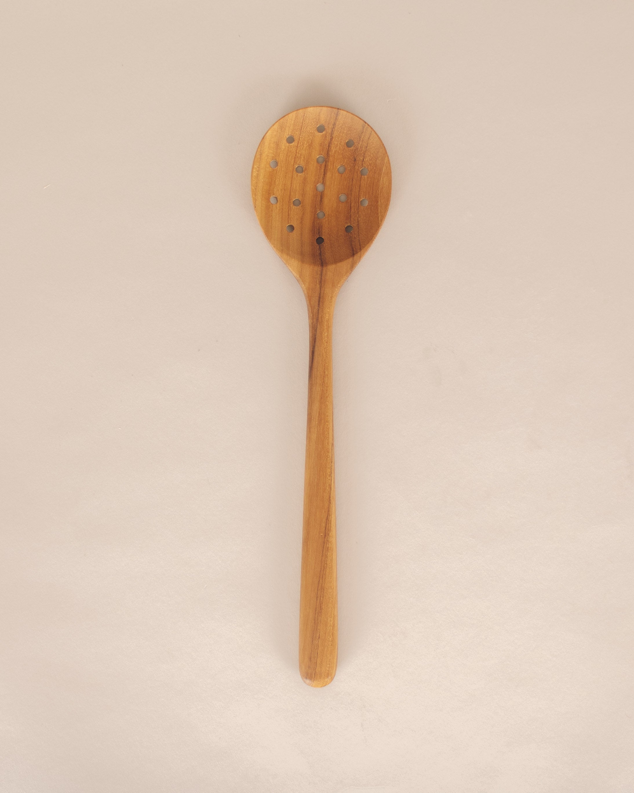 Perforated Teak Spoon - GOOD FRIEND