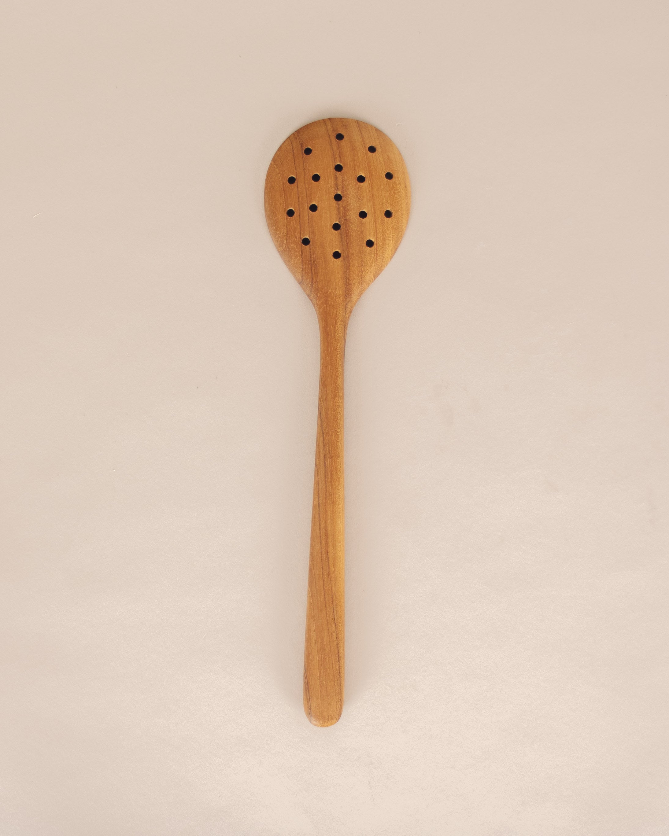 Perforated Teak Spoon - GOOD FRIEND