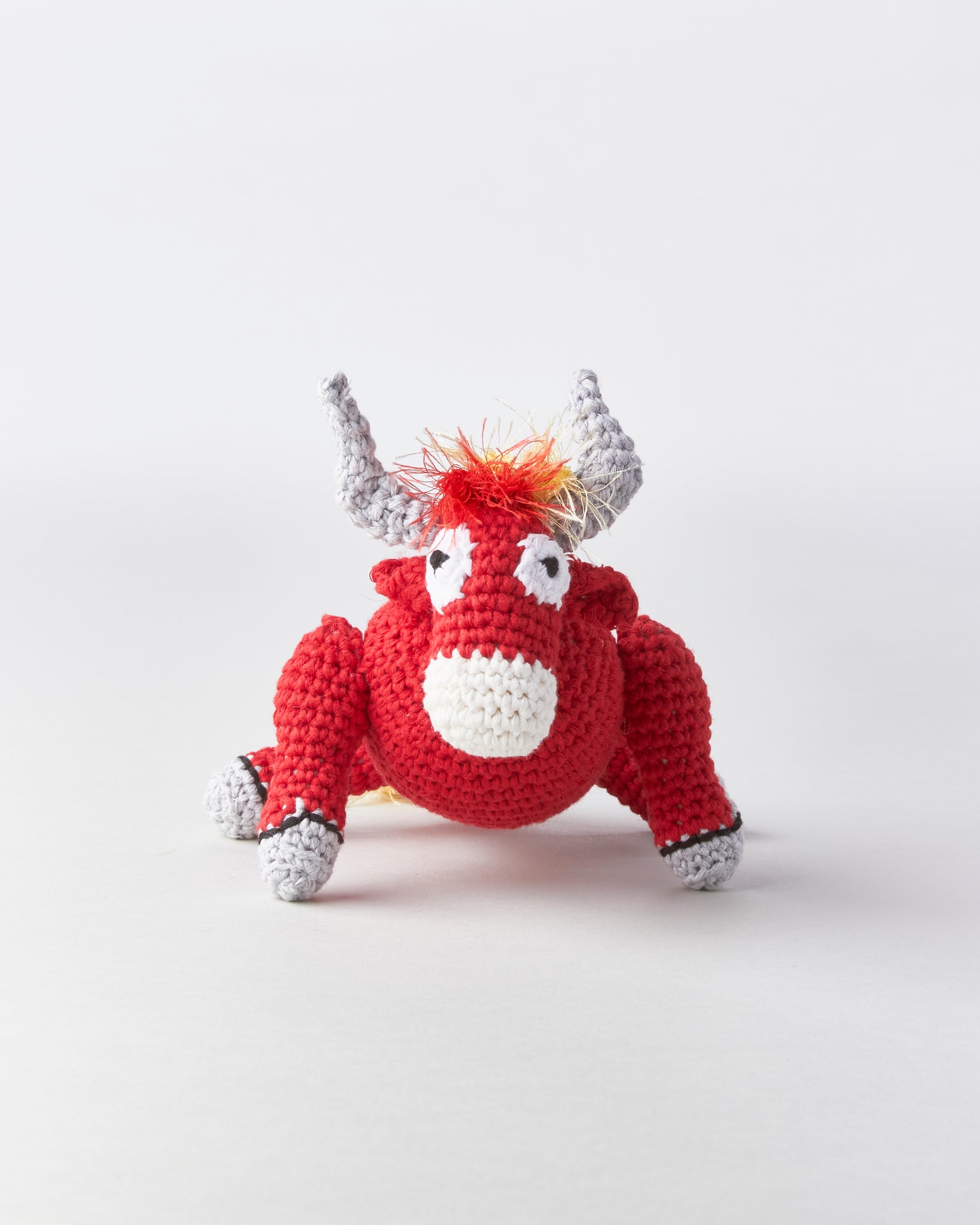 Hand-Crocheted Bull Dog Toy - GOOD FRIEND