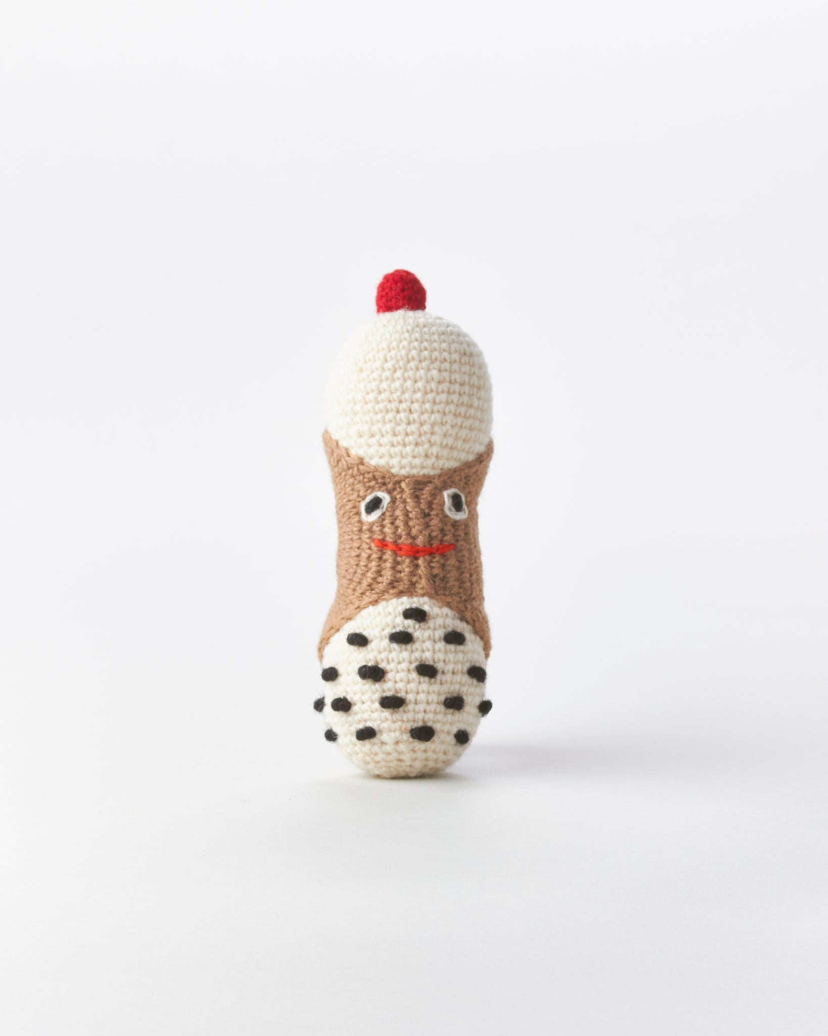 Hand-Knit Cannoli Dog Toy - GOOD FRIEND