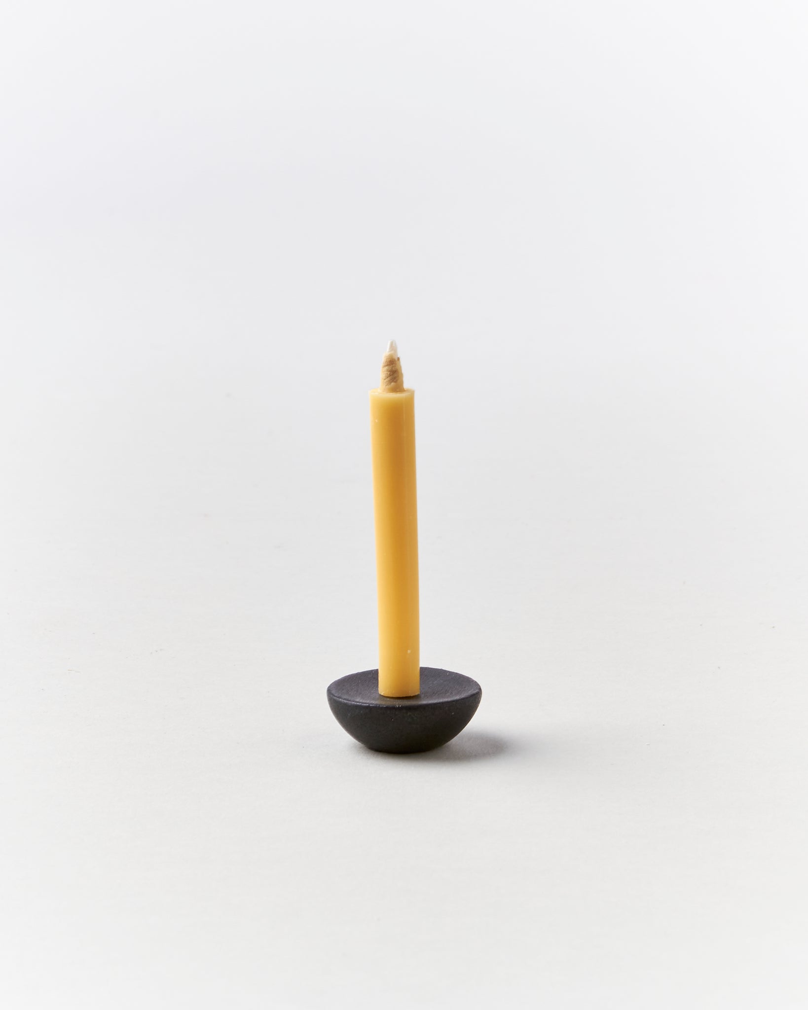 Ceramic Candle Holder in Black - GOOD FRIEND