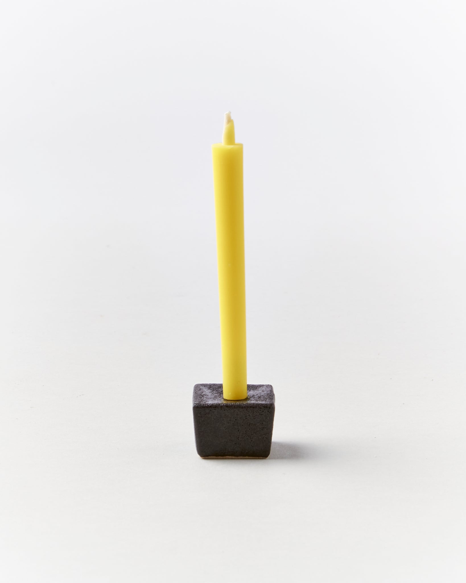 Cube Candle Stand in Black - GOOD FRIEND