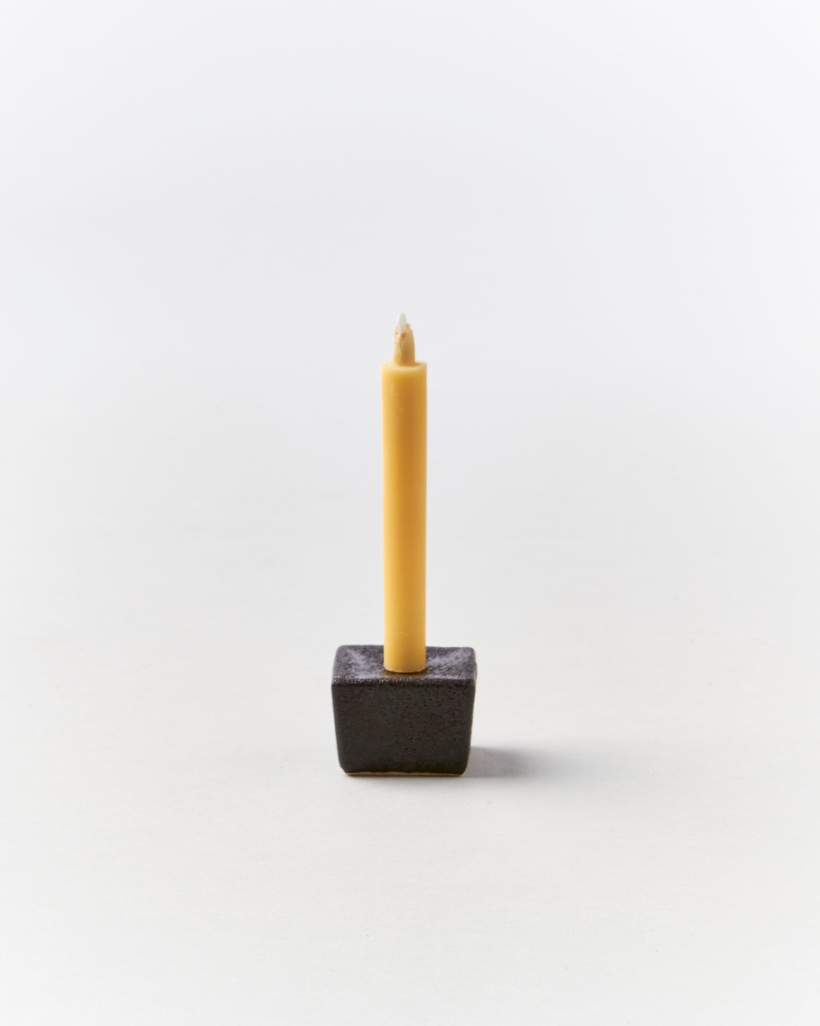 Cube Candle Stand in Black - GOOD FRIEND