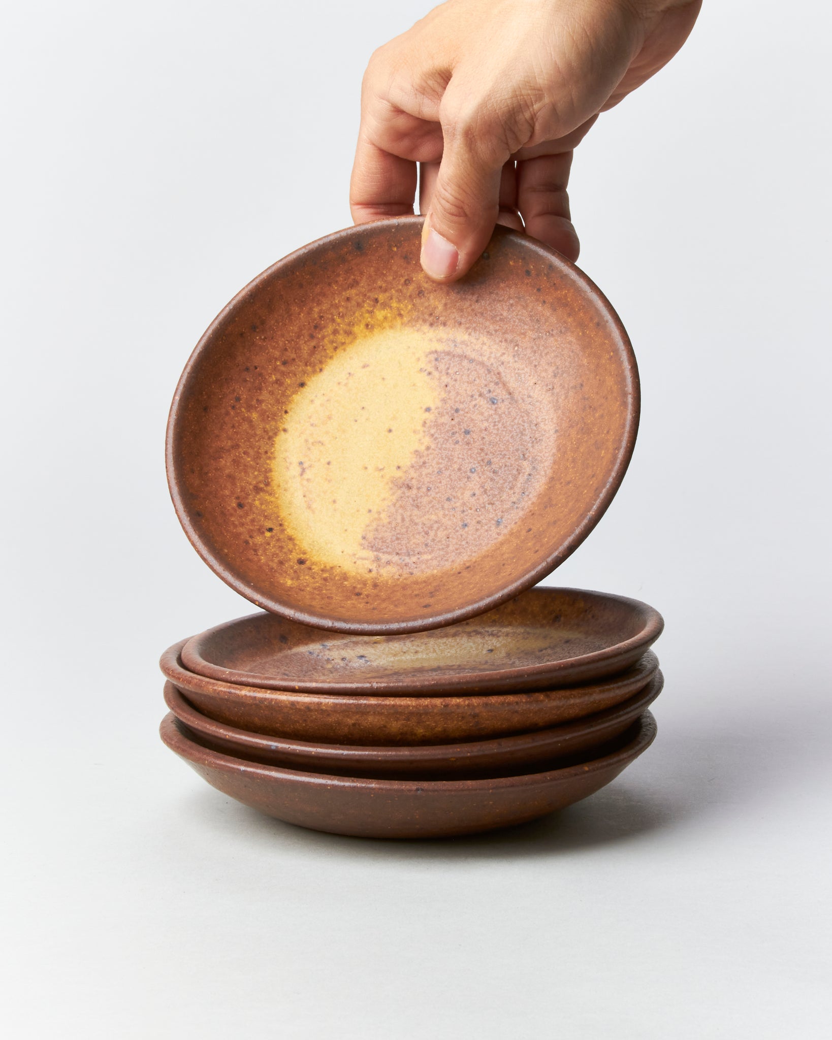 Small Dish in Earth/Yellow - GOOD FRIEND