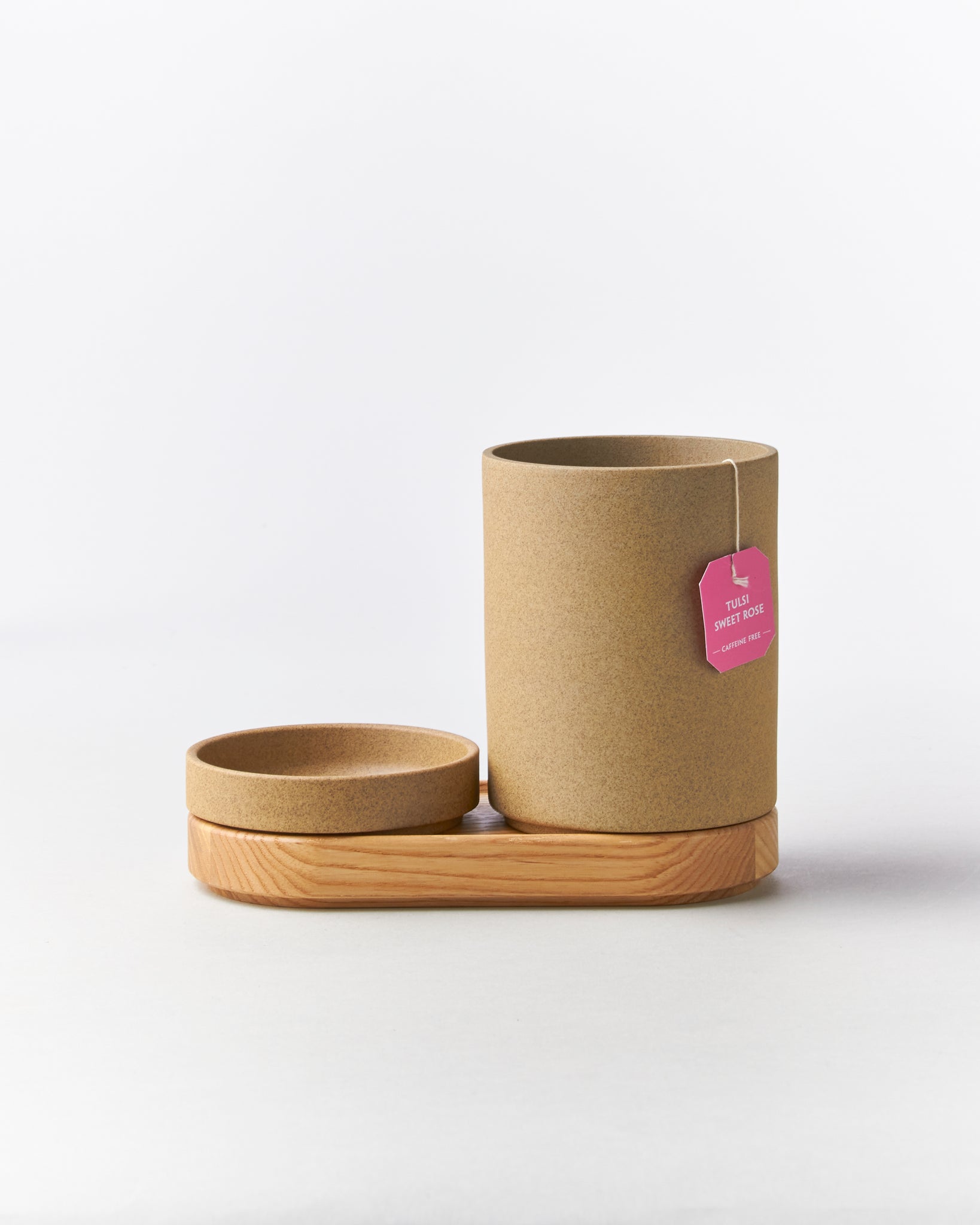 Hasami Tumbler/Container in Natural - GOOD FRIEND