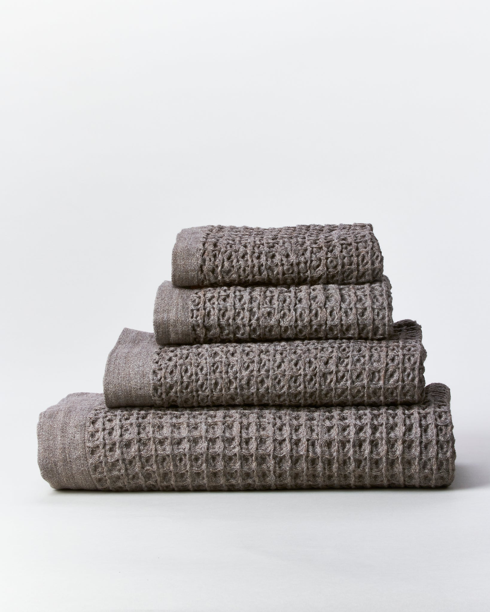 Brown Lattice Japanese Towels - GOOD FRIEND