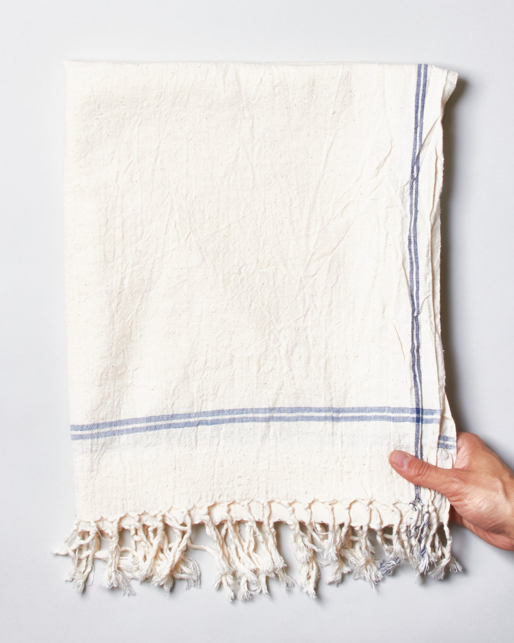 Natural Dye Fringe Towel - GOOD FRIEND