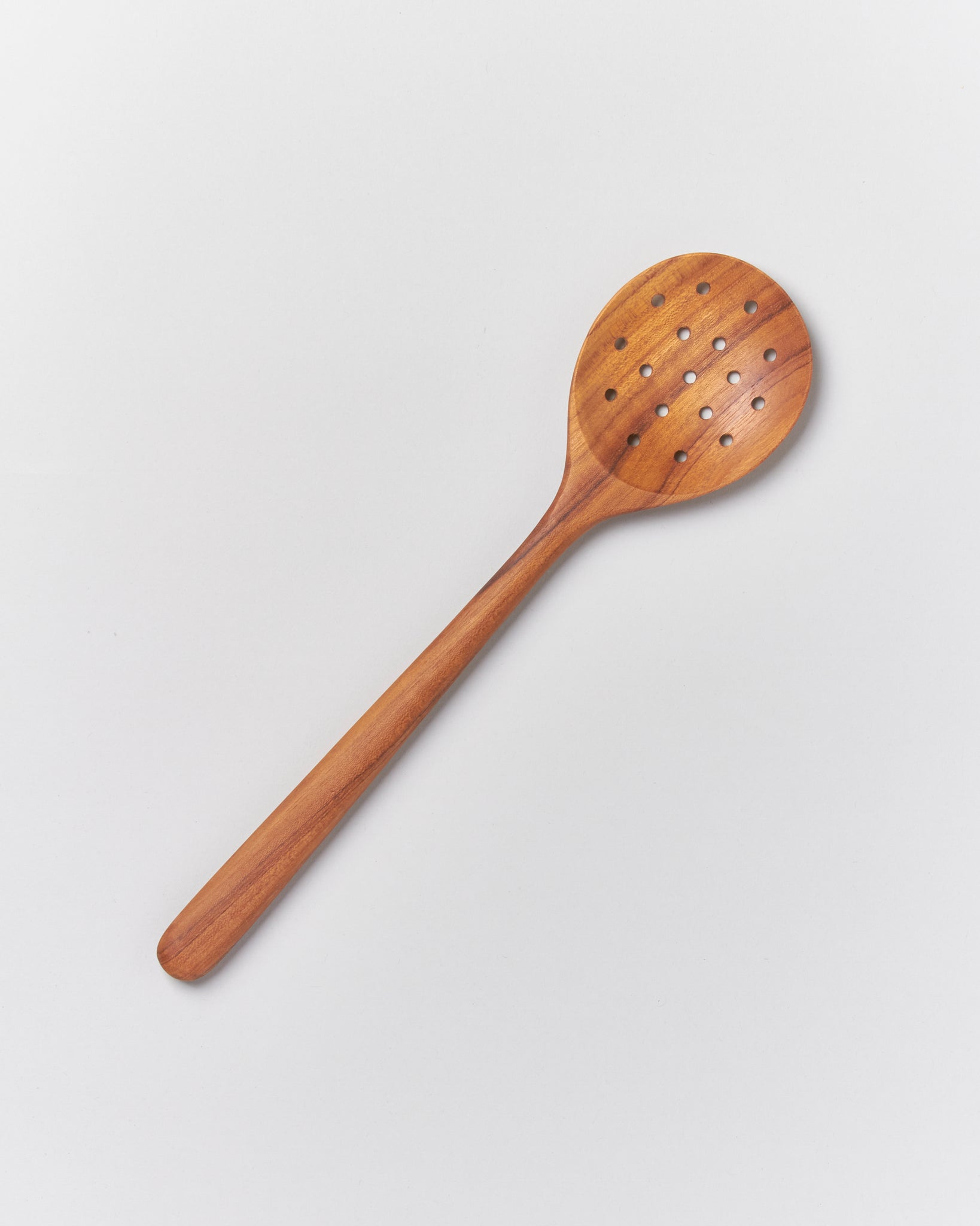 Perforated Teak Spoon - GOOD FRIEND