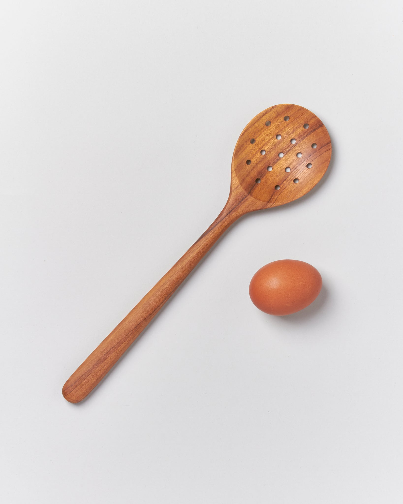 Perforated Teak Spoon - GOOD FRIEND