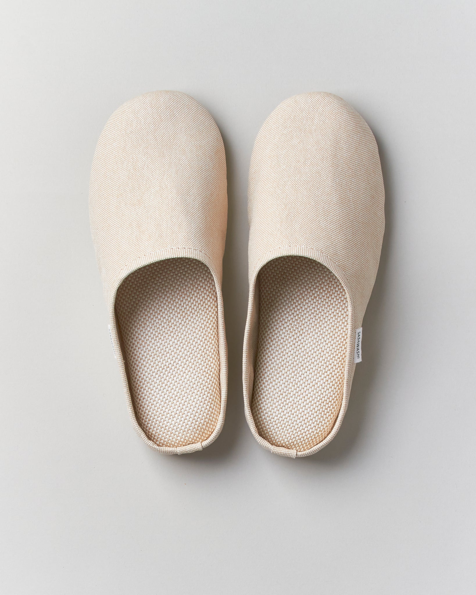 Sasawashi Room Shoes in Beige - GOOD FRIEND