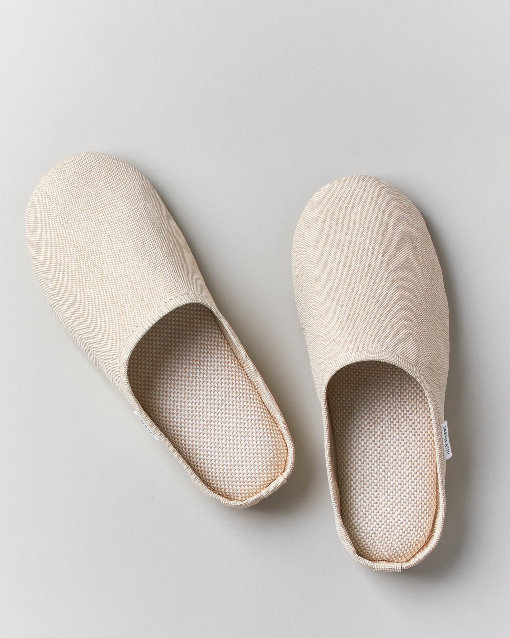 Sasawashi Room Shoes in Beige - GOOD FRIEND