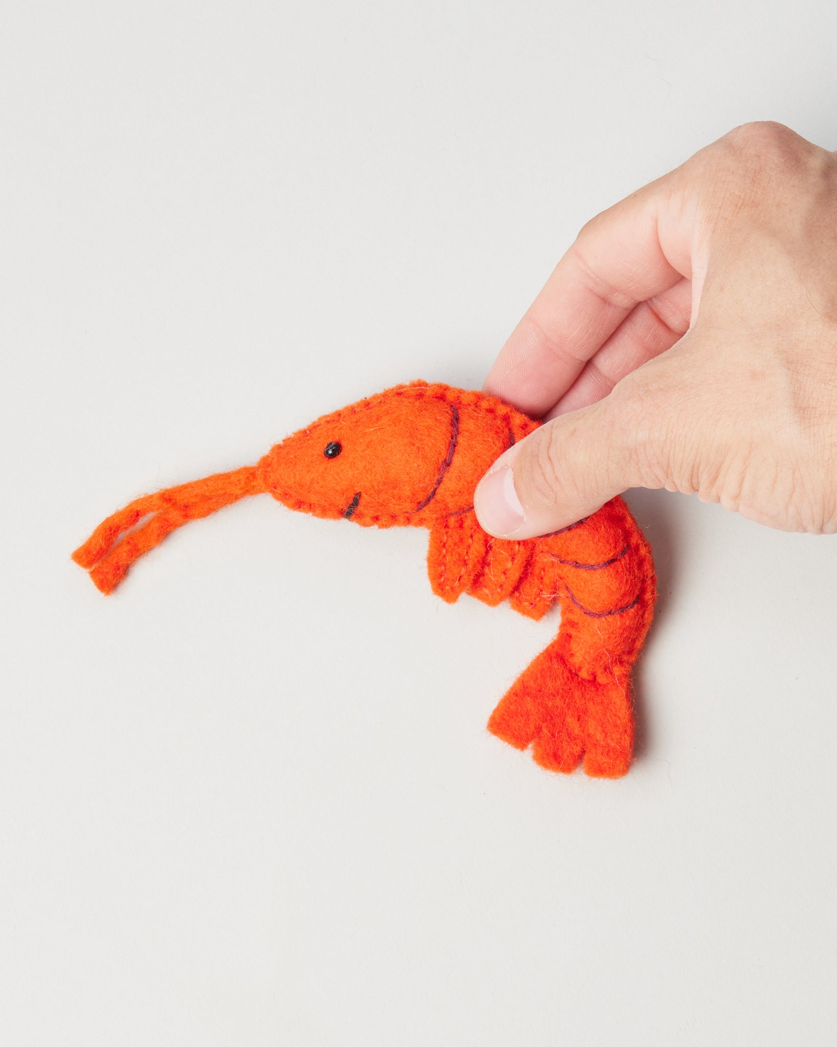 Felted Wool Shrimp Cat Toy - GOOD FRIEND