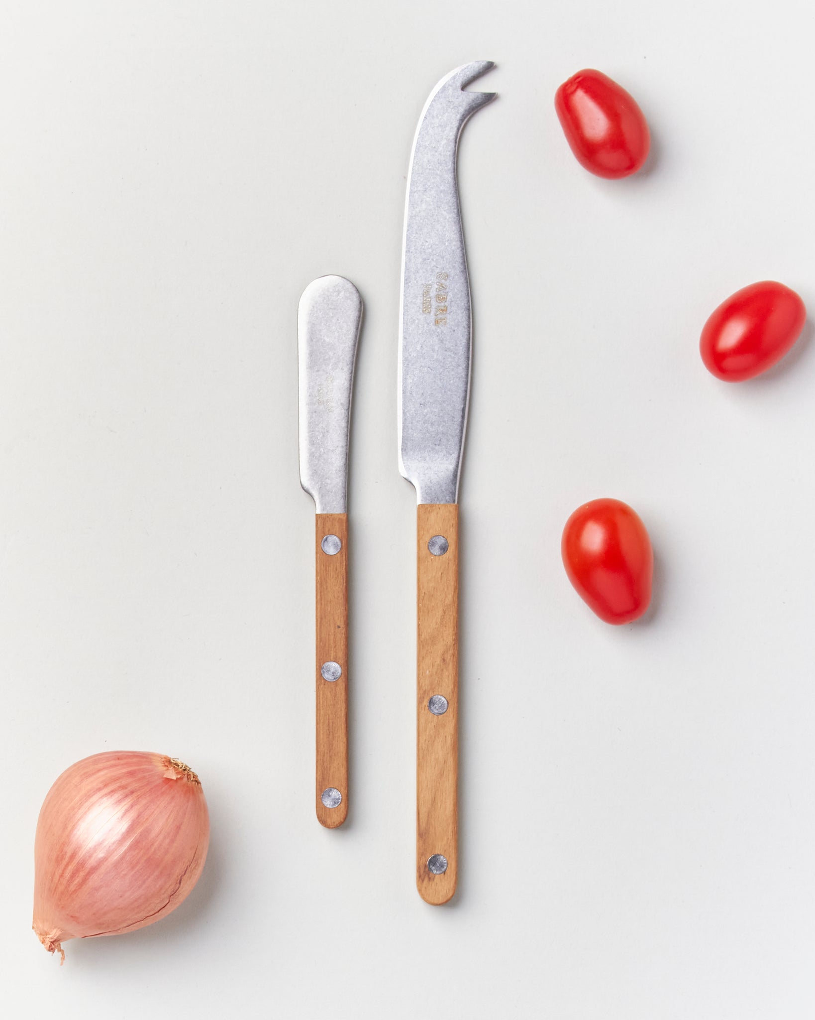 Teak Bistrot Cheese Knife and Spreader - GOOD FRIEND